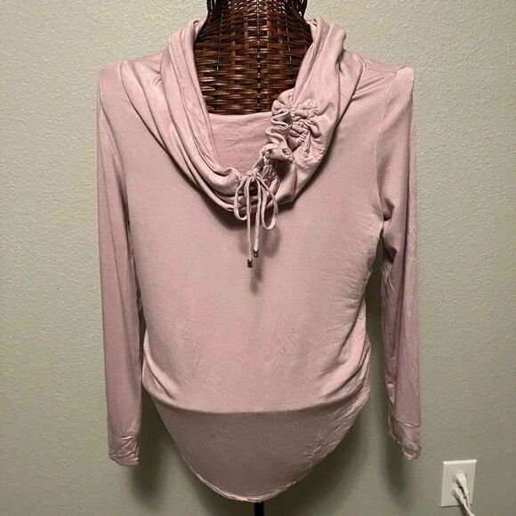 Soft surroundings lindy tunic pullover sweater M w/ thumb holes asymmetrical - Picture 1 of 6